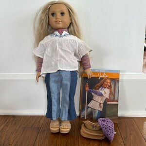 American Girl Julie Doll Historical Retired NIB New WITH ACCESSORIES.